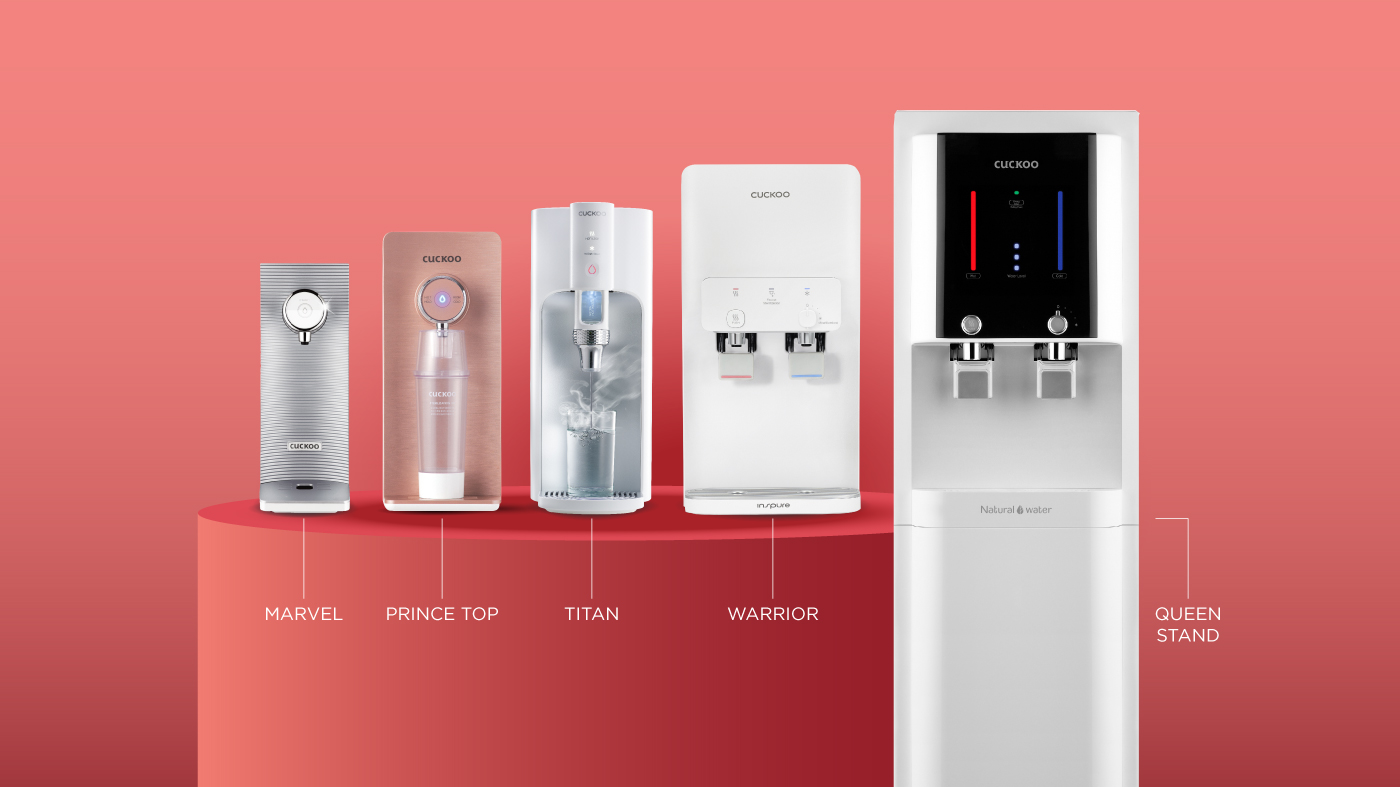 Types of CUCKOO Water Purifiers | CUCKOO Singapore